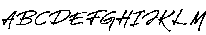Quick Restoration Regular Font UPPERCASE