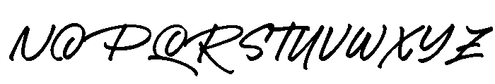Quick Restoration Regular Font UPPERCASE