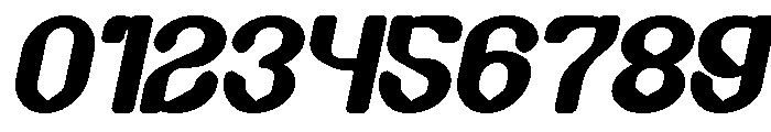 Quick Shot Bold Italic Font OTHER CHARS