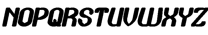 Quick Shot Bold Italic Font UPPERCASE