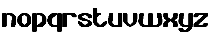 Quick Shot Bold Font LOWERCASE