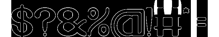 Quick Shot-Hollow-Inverse Font OTHER CHARS