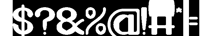 Quick Shot-Inverse Font OTHER CHARS