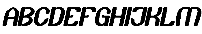 Quick Shot Italic Font UPPERCASE