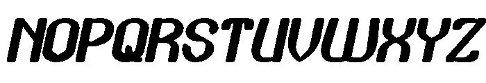 Quick Shot Italic Font UPPERCASE