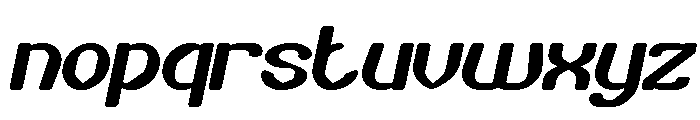 Quick Shot Italic Font LOWERCASE