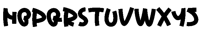 Quick Smash Font LOWERCASE
