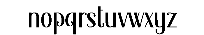 Quick Spirit Regular Font LOWERCASE