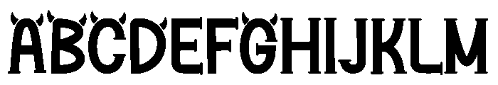 Quick Vampir Font UPPERCASE