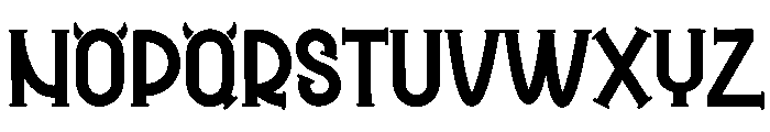 Quick Vampir Font UPPERCASE