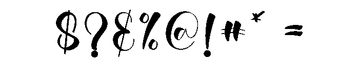 Quick Winter1 Font OTHER CHARS