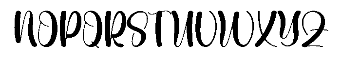 Quick Winter1 Font LOWERCASE