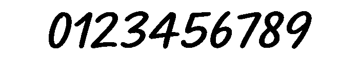 Quick Write Font OTHER CHARS