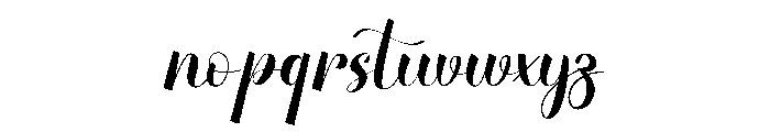 Quicklie Font LOWERCASE