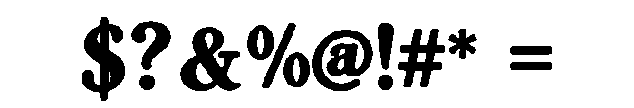 Quickly Charm Font OTHER CHARS
