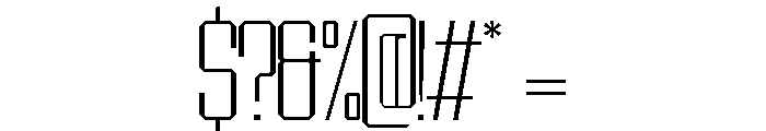 Quickly Extar light Font OTHER CHARS