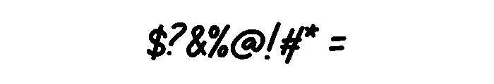 Quicky Bunny Font OTHER CHARS