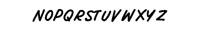 Quicky Bunny Font LOWERCASE