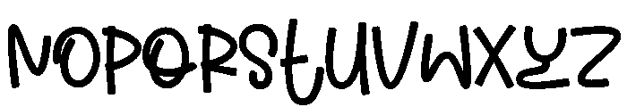 Quicky Strights Font UPPERCASE