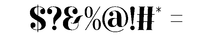 Quiet Golden Font OTHER CHARS