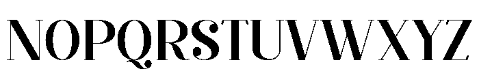 Quiet Golden Font UPPERCASE