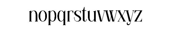 Quiet Lumie Regular Font LOWERCASE