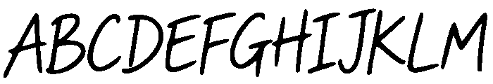 Quiet Notely Script Font UPPERCASE
