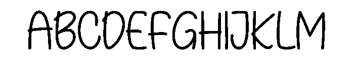 Quiet Routine Font UPPERCASE