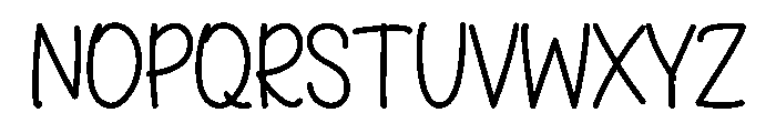 Quiet Routine Font UPPERCASE