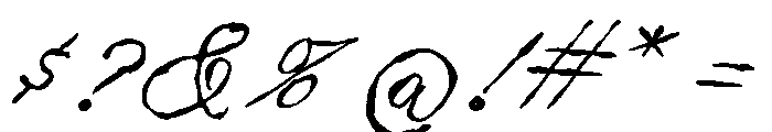 Quiet Story Script Font OTHER CHARS