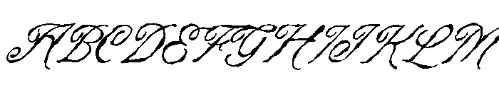 Quiet Story Script Font UPPERCASE