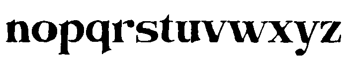 QuietStory-Regular Font LOWERCASE