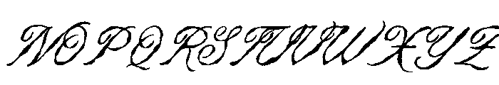 QuietStory-Script Font UPPERCASE