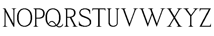 Quigaro Regular Font UPPERCASE