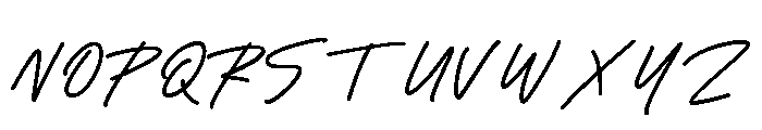 Quild Trip Regular Font UPPERCASE