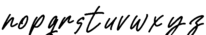 Quild Trip Regular Font LOWERCASE