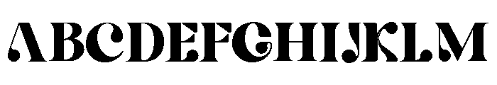 Quill Crest Regular Font UPPERCASE