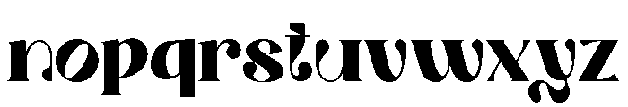 Quill Crest Regular Font LOWERCASE