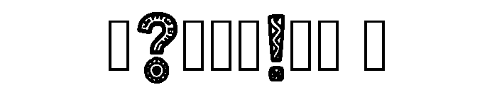 Quill Regular Font OTHER CHARS