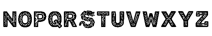 Quill Regular Font LOWERCASE