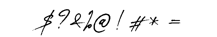 Quilla Aksara Script Font OTHER CHARS