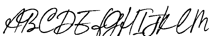 Quilla Aksara Script Font UPPERCASE