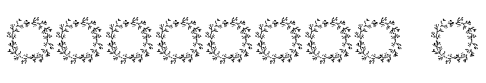 Quillcrest Monogram Font OTHER CHARS