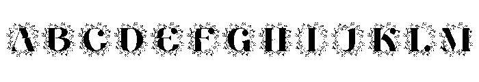 Quillcrest Monogram Font UPPERCASE