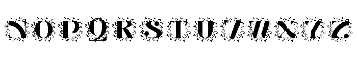 Quillcrest Monogram Font UPPERCASE