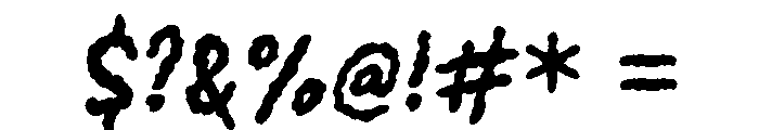 Quilts Font OTHER CHARS