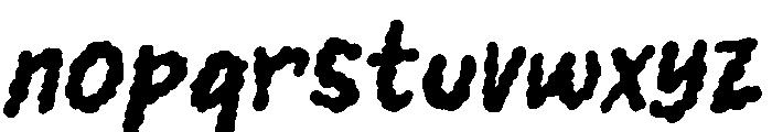 Quilts Font LOWERCASE
