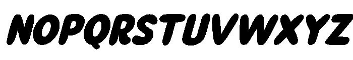 Quimbo Oblique Font UPPERCASE