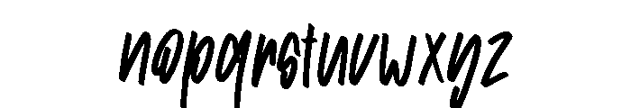 Quin Rose Font LOWERCASE
