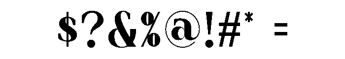 Quincho Font OTHER CHARS